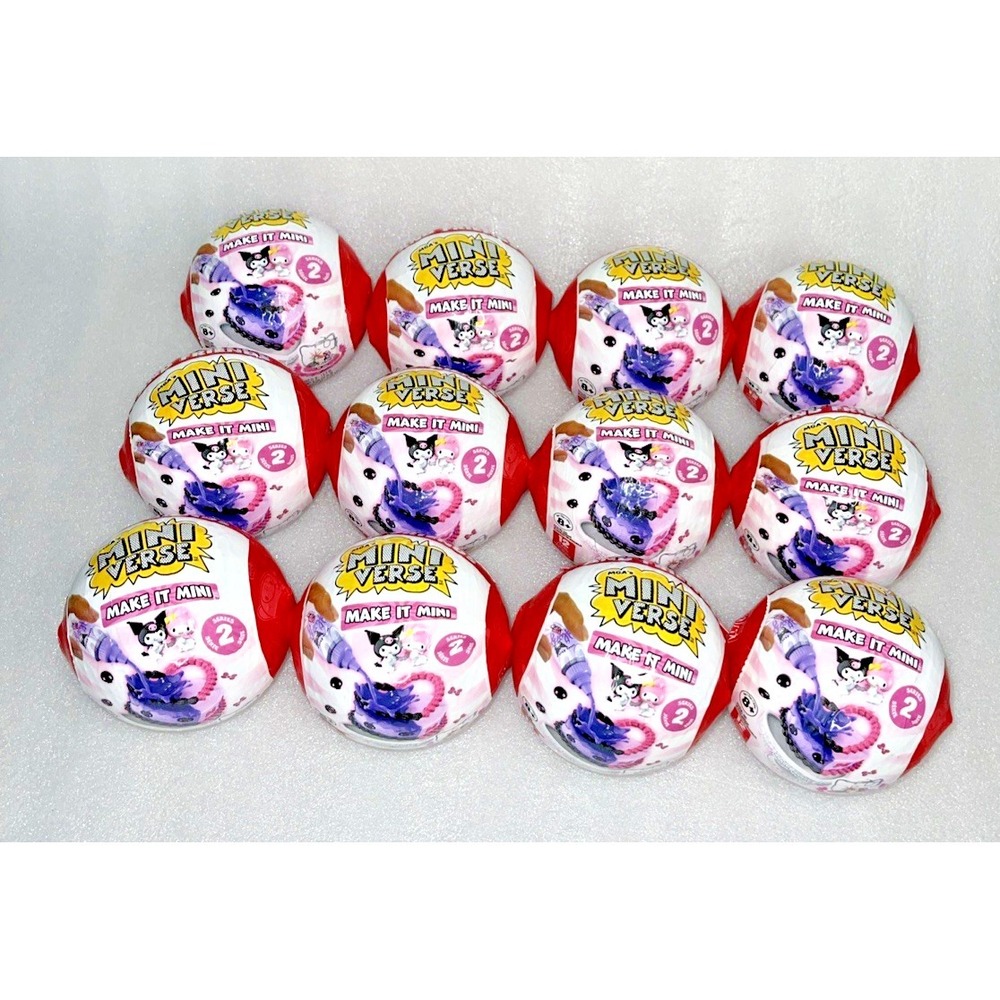 MGA's Hello Kitty & Friends Miniverse Make It Mini Food Series 2 Lot of 12‎ NEW - Picture 2 of 16